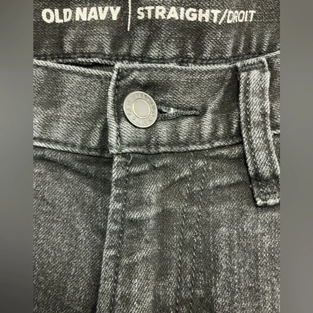 Old Navy Straight leg Jeans in a washed black denim